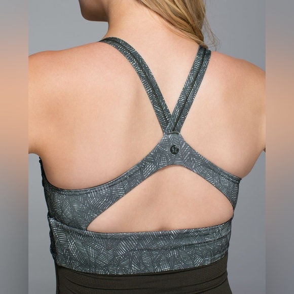 LULULEMON Wrap It Up Tank Jazzy White Gator Green 6 - Picture 3 of 10